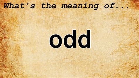 odd meaning in malayalam